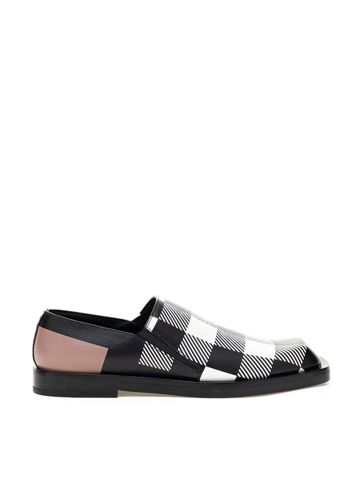 Burberry checked loafer