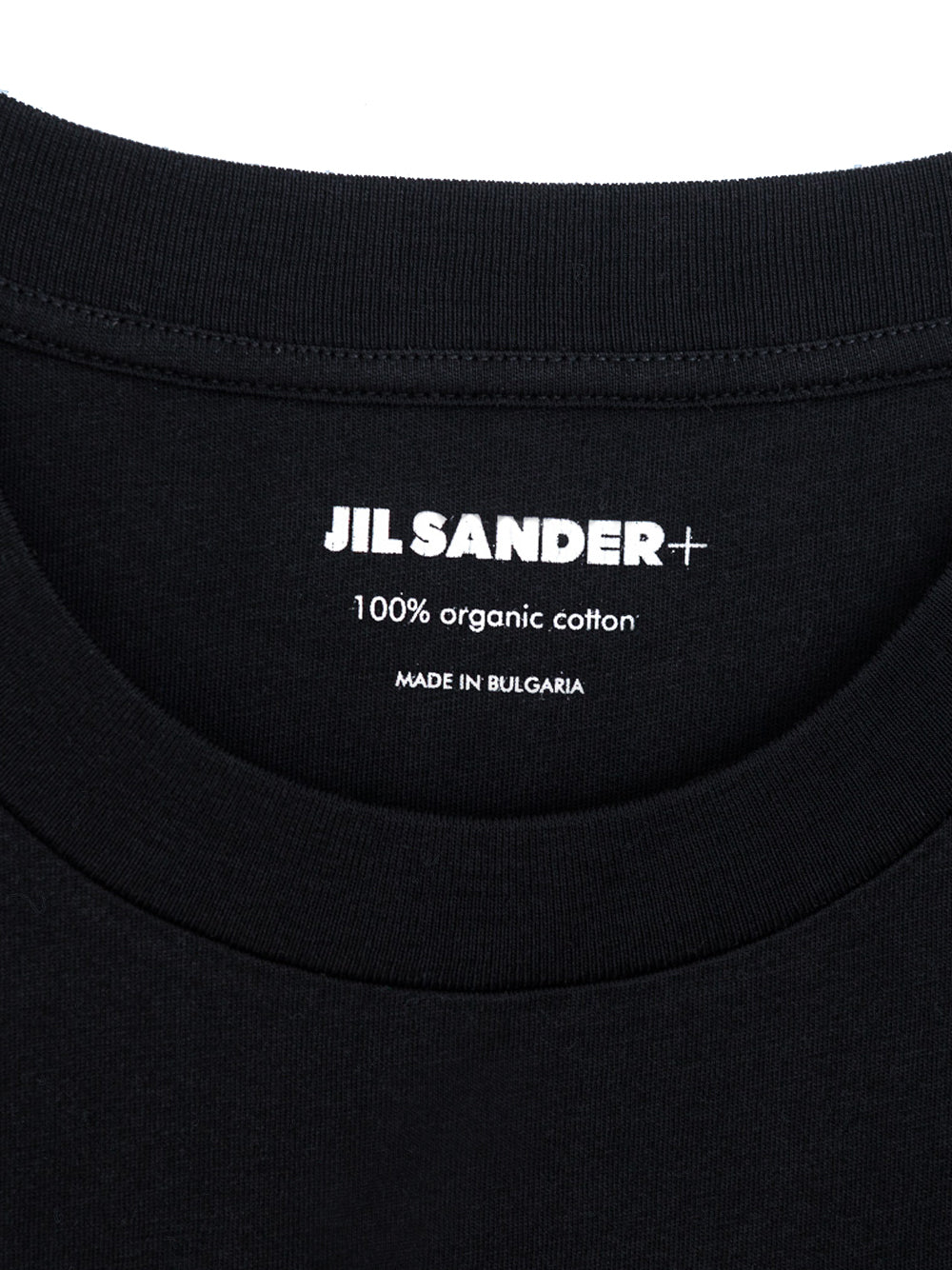 Set of Three T-shirts in Black Jil Sander