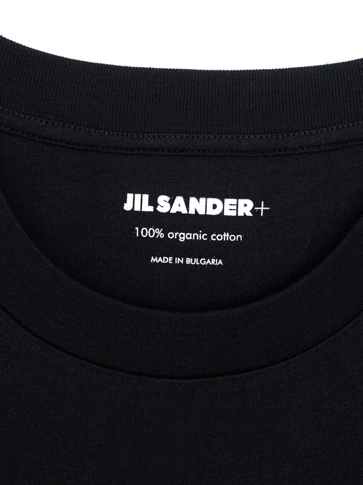 Set of Three T-shirts in Black Jil Sander