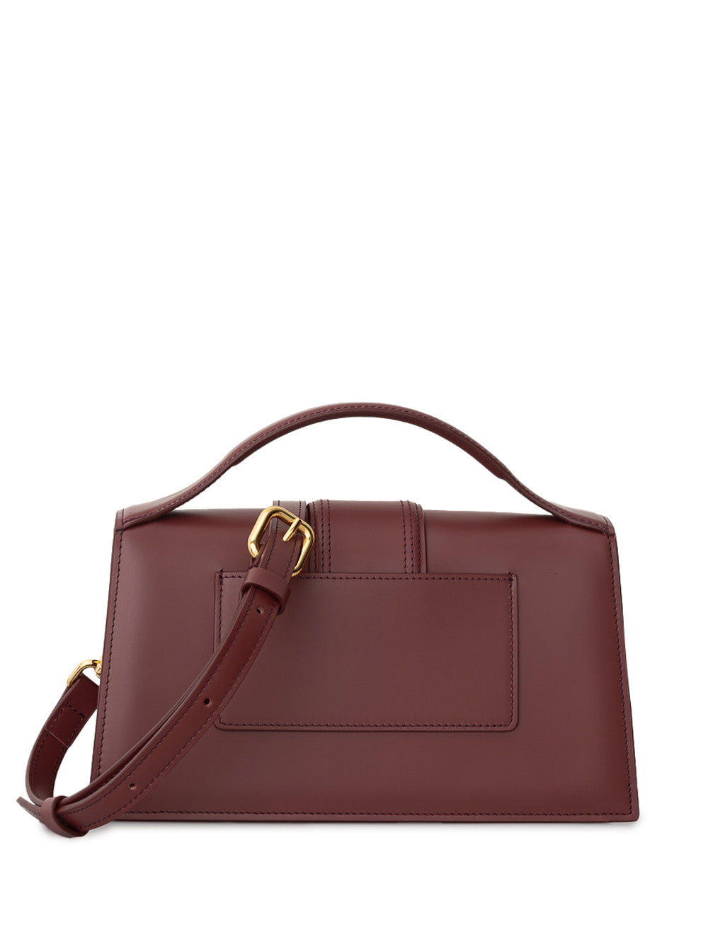 Borsa Le Grand Bambino in Pelle Bordeaux Jacquemus