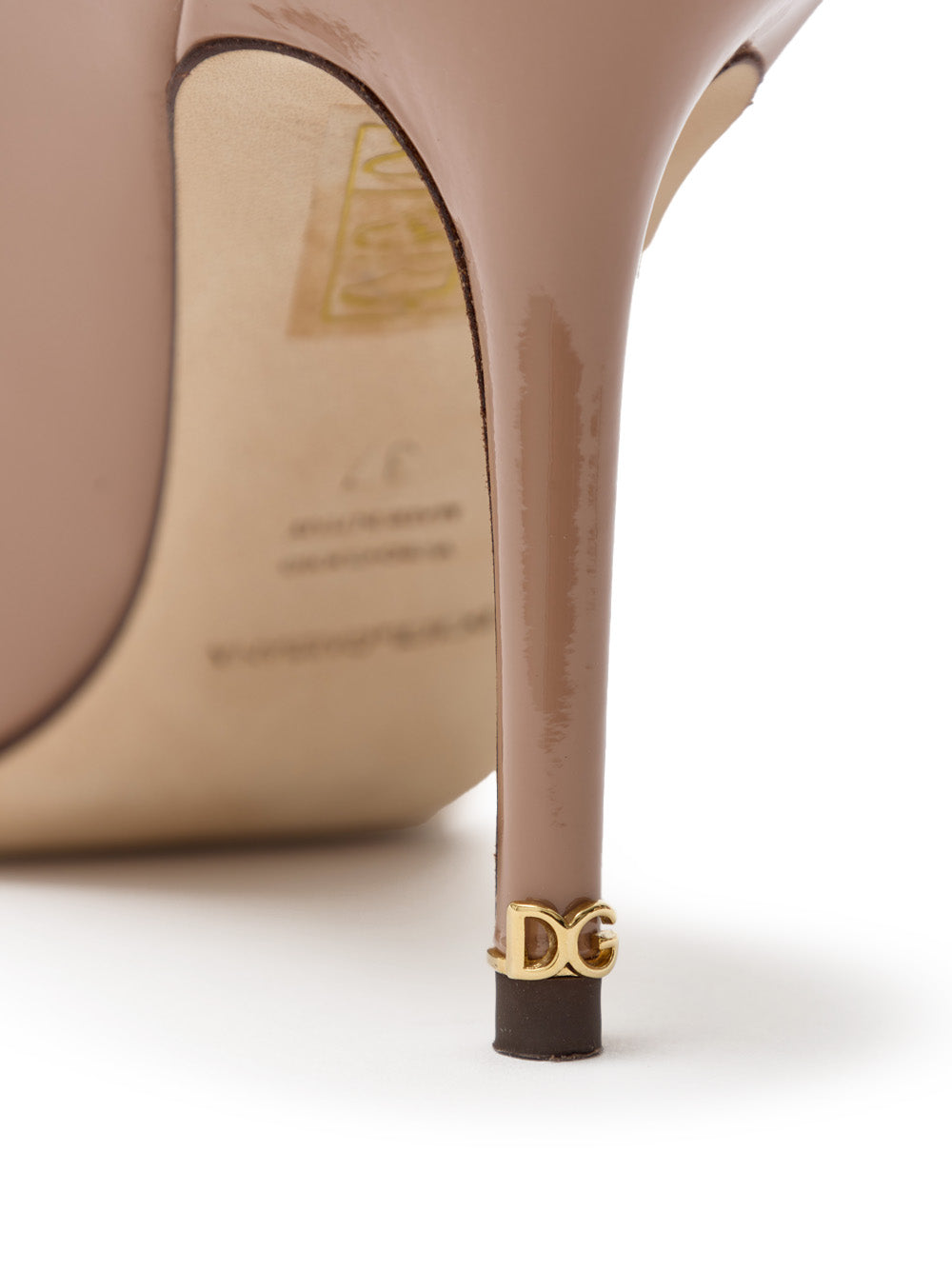 Décolleté in Vernice Cipria Dolce & Gabbana