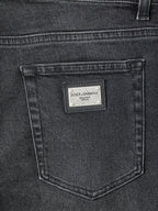 Jeans Skinny Cinque Tasche in Nero Dolce & Gabbana