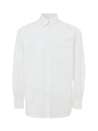 Camicia in Popeline di Cotone con Doppio Colletto Gucci