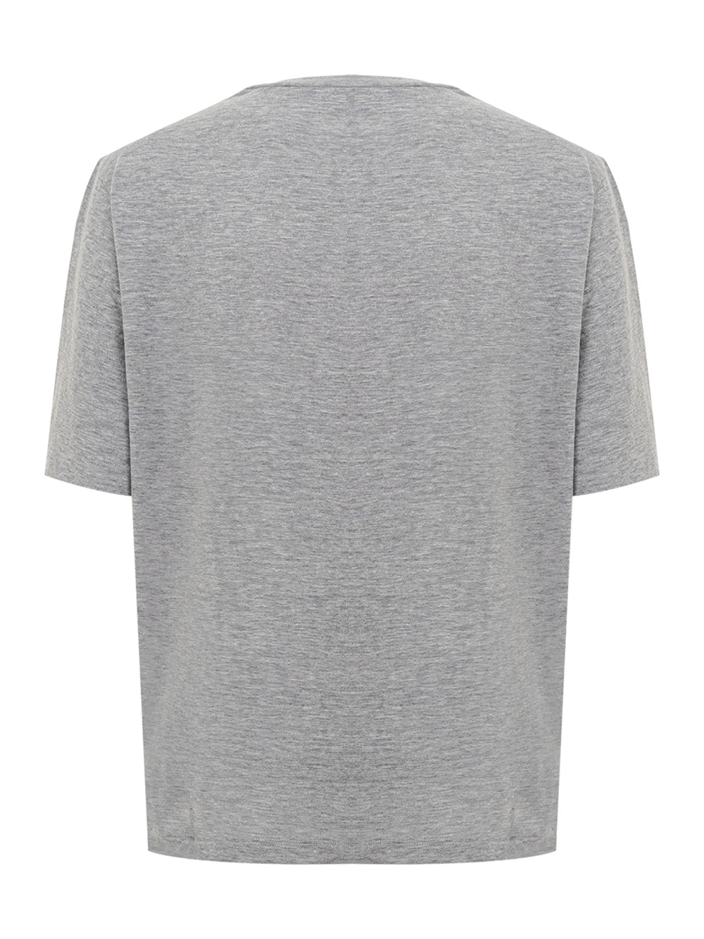 T-Shirt Grigio Mélange con logo Dsquared2 Icon.