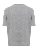 T-Shirt Grigio Mélange con logo Dsquared2 Icon.
