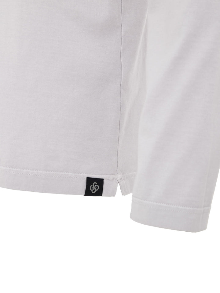 Maglia Grigia in Cotone a Maniche Lunghe Gran Sasso