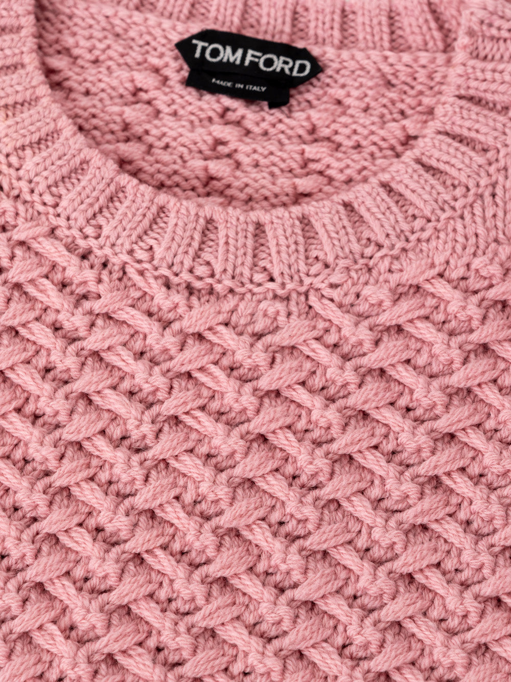 Tom Ford Pullover Intrecciato Rosa