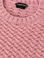 Tom Ford Pullover Intrecciato Rosa