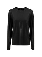 Tom Ford Maglia in Viscosa Nera con Zip Posteriore - Maniche Lunghe
