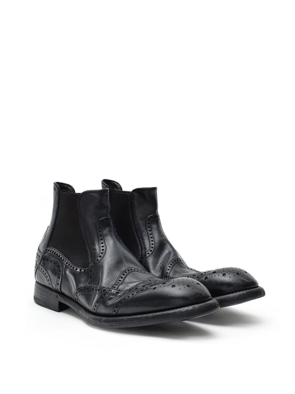 Stivaletto Chelsea Michelangelo in Pelle Nera Dolce & Gabbana