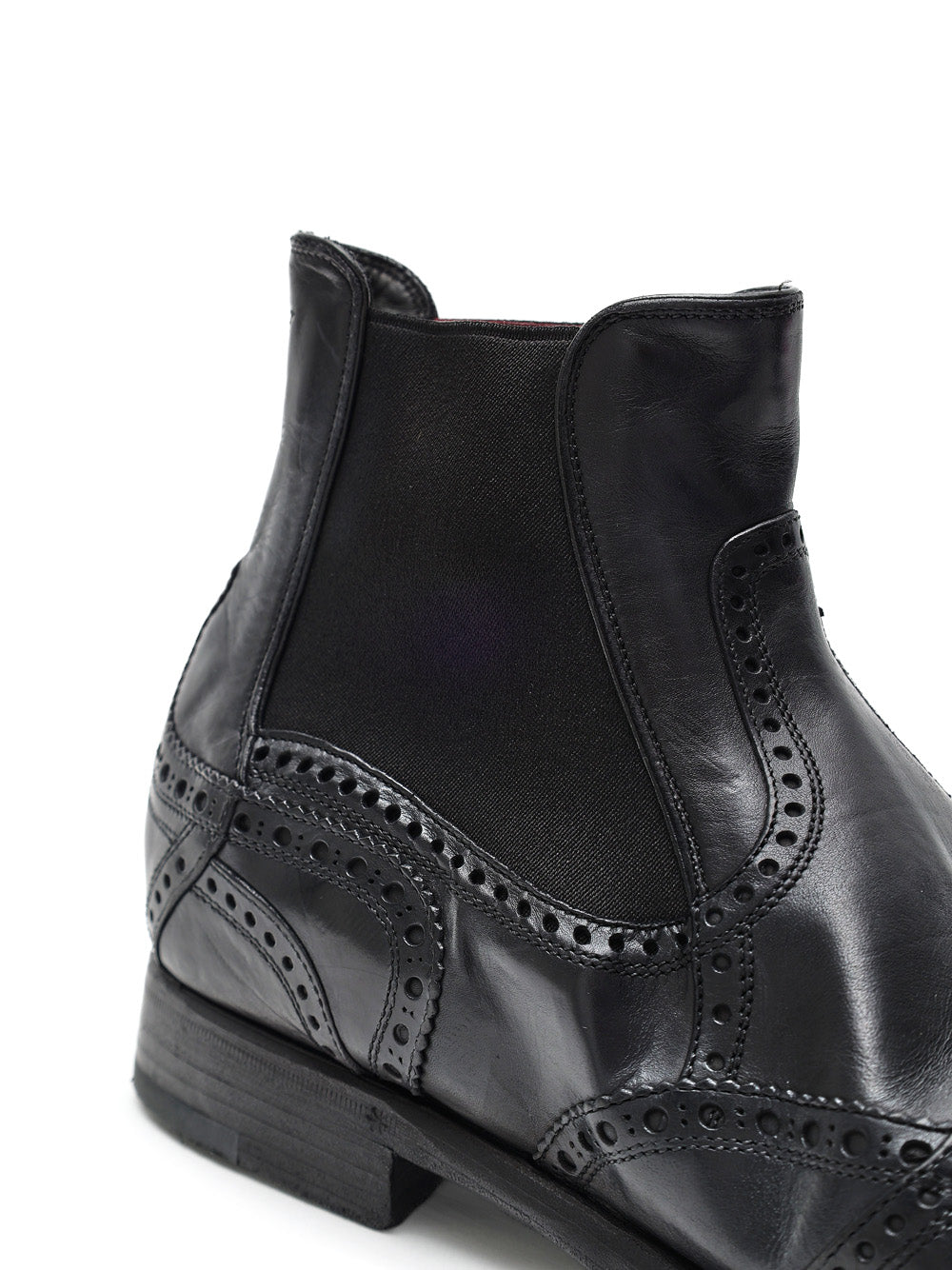 Stivaletto Chelsea Michelangelo in Pelle Nera Dolce & Gabbana