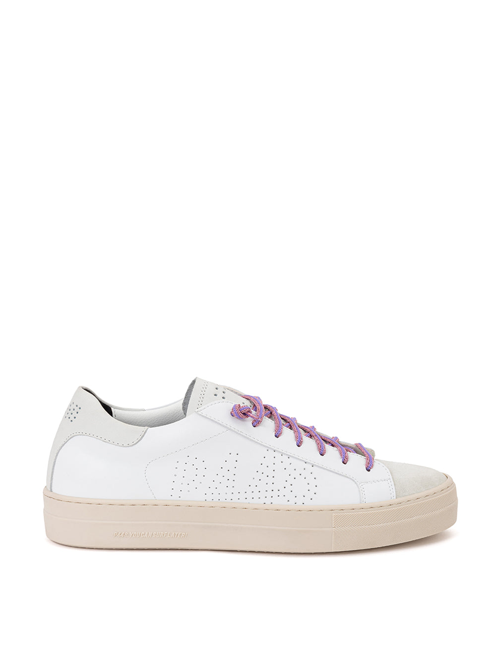 Sneaker Thea in pelle Bianca P448