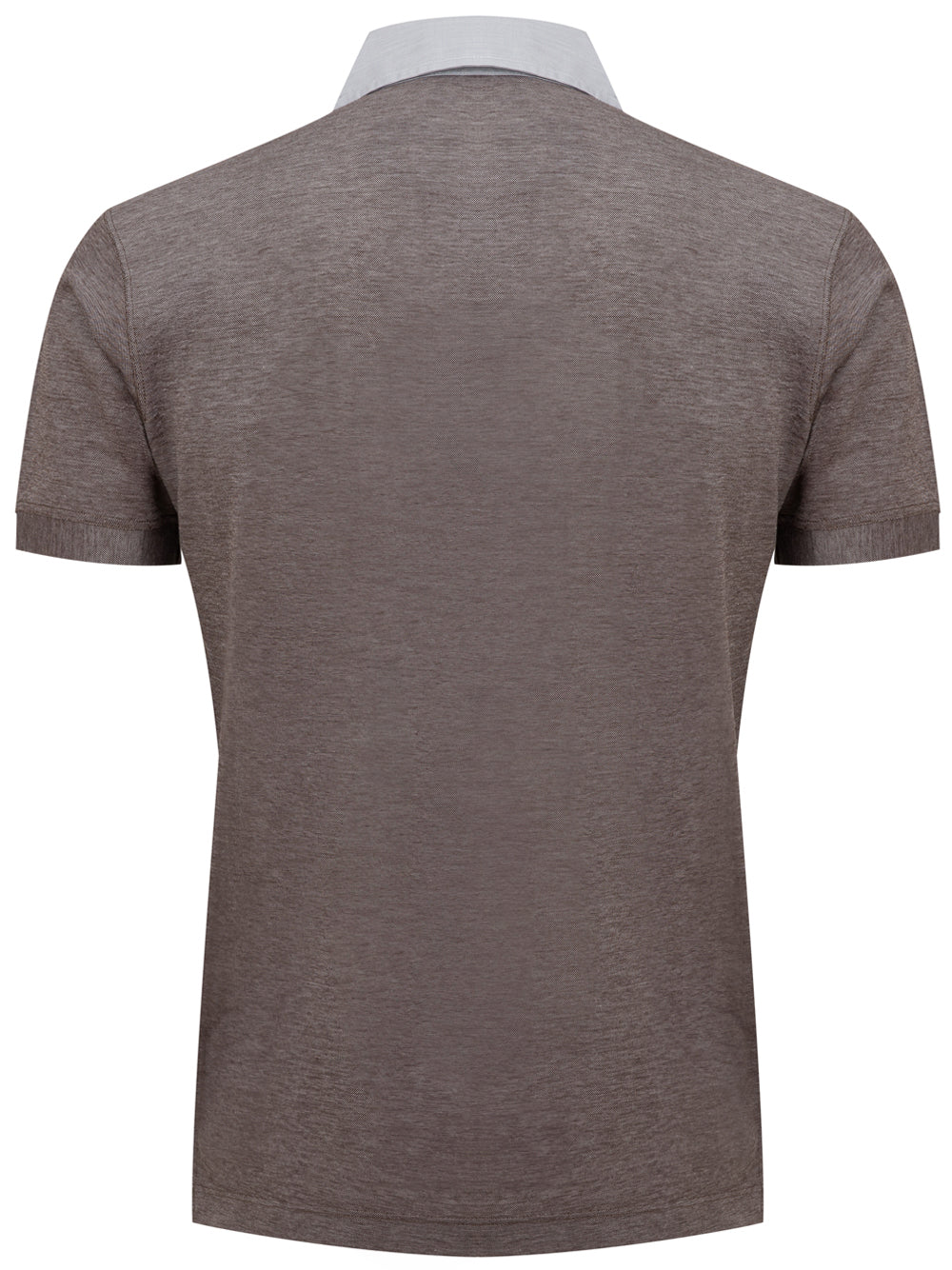 Camicia Corneliani grigio con bottoni e taschino