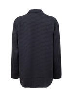 Camicia Over Homewear con Logo Allover Balenciaga