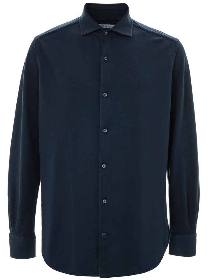 Camicia Loro Piana Blu in cotone