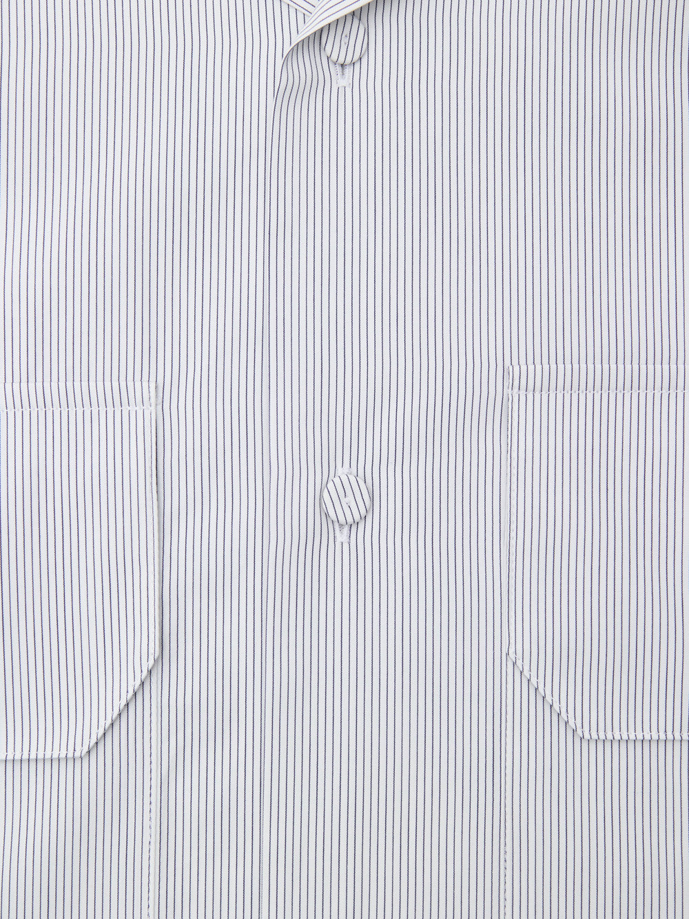Camicia Maniche Corte a Righe Boxy Fit Jil Sander