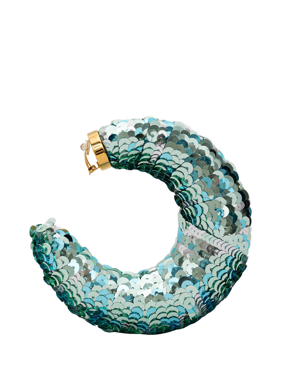Orecchini A Cerchio PHNIBIRD – Modello A Spirale Croissant In Argento, Unisex, Diametro 17mm - copertina