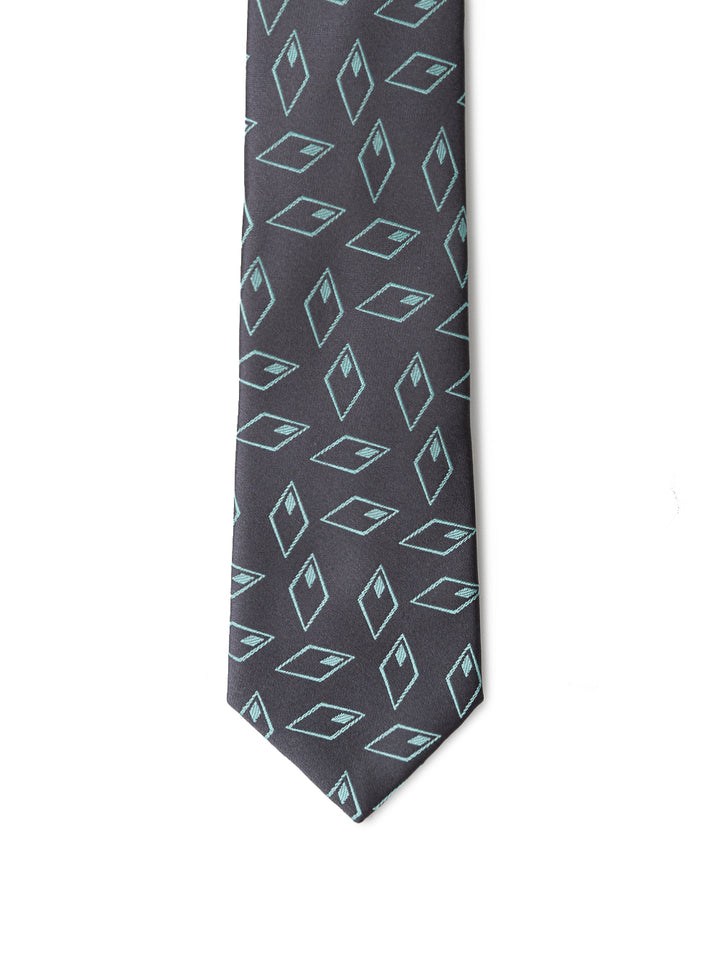 Anthracite Silk Tie by Giorgio Armani