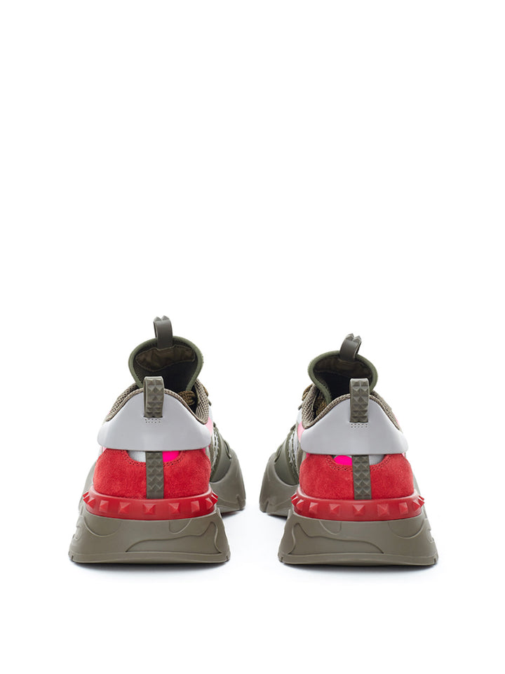 Valentino zapatillas con estampado de camuflaje