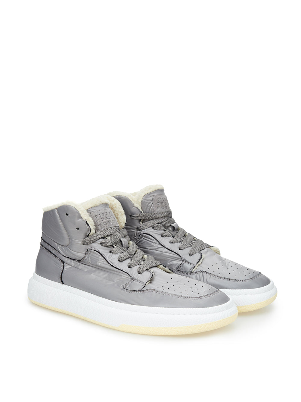 Baskets hautes avec fourrure intérieure MM6 Maison Margiela