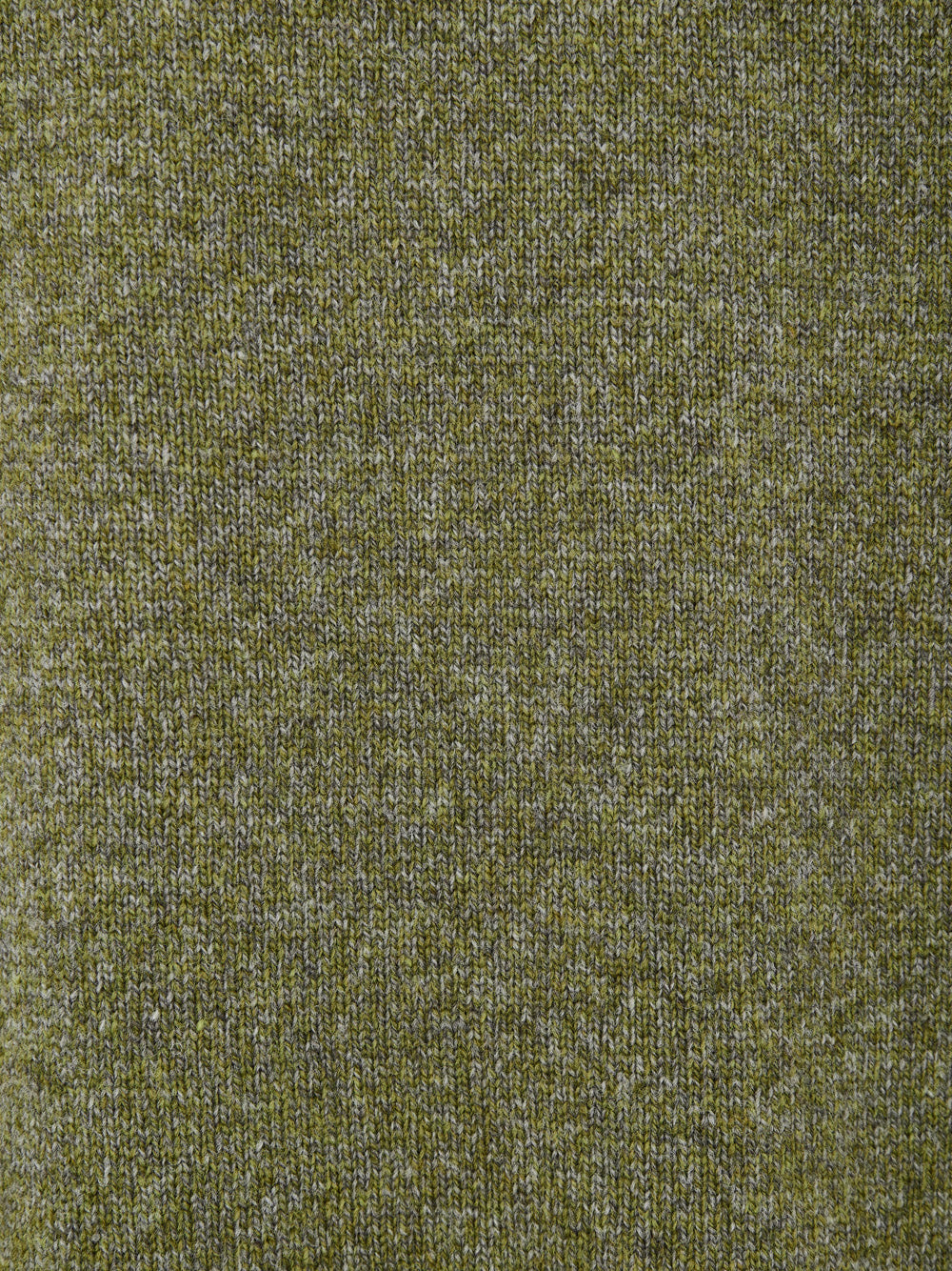 Maglione Lupetto con Mezza Zip in Lana Verde Gran Sasso