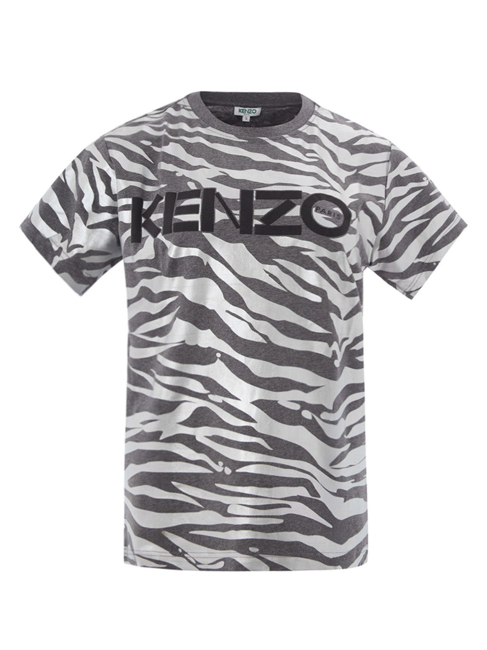 T-Shirt Stampa Animalier Metal Kenzo