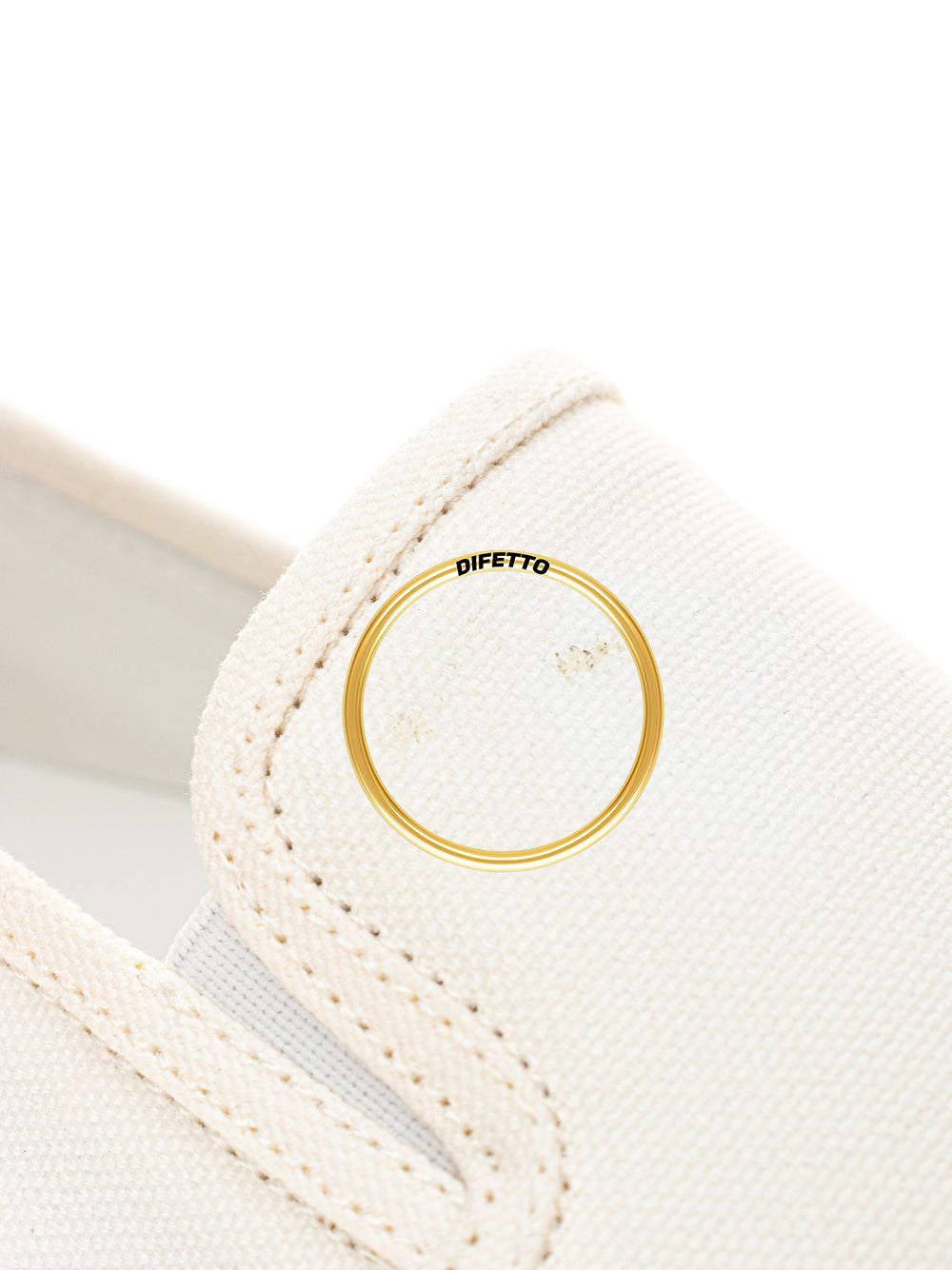 Slip on in White Saint Laurent Canvas