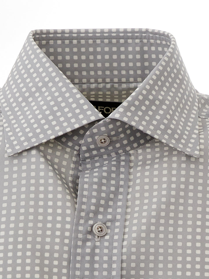 Shirt with Allover Tom Ford print