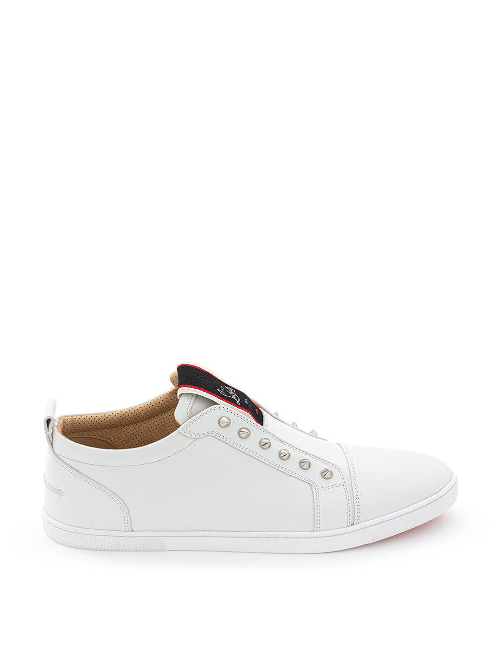 Sneaker F.A.V Fique a Vontade in Pelle Bianca Christian Louboutin