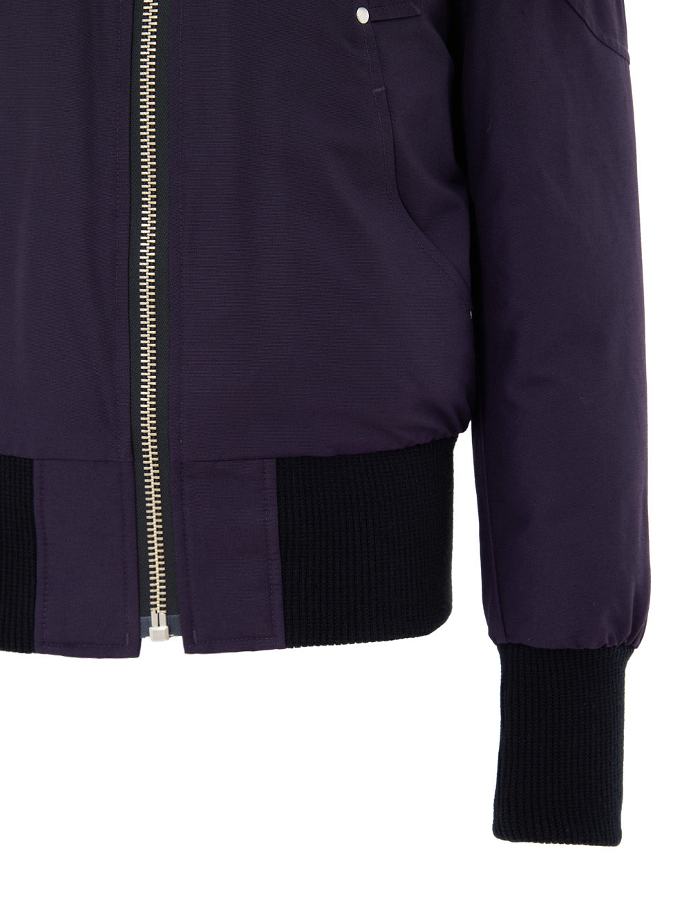 Giubbino Bomber Sainte Flavie con Pompom in Pelliccia Moose Knuckles