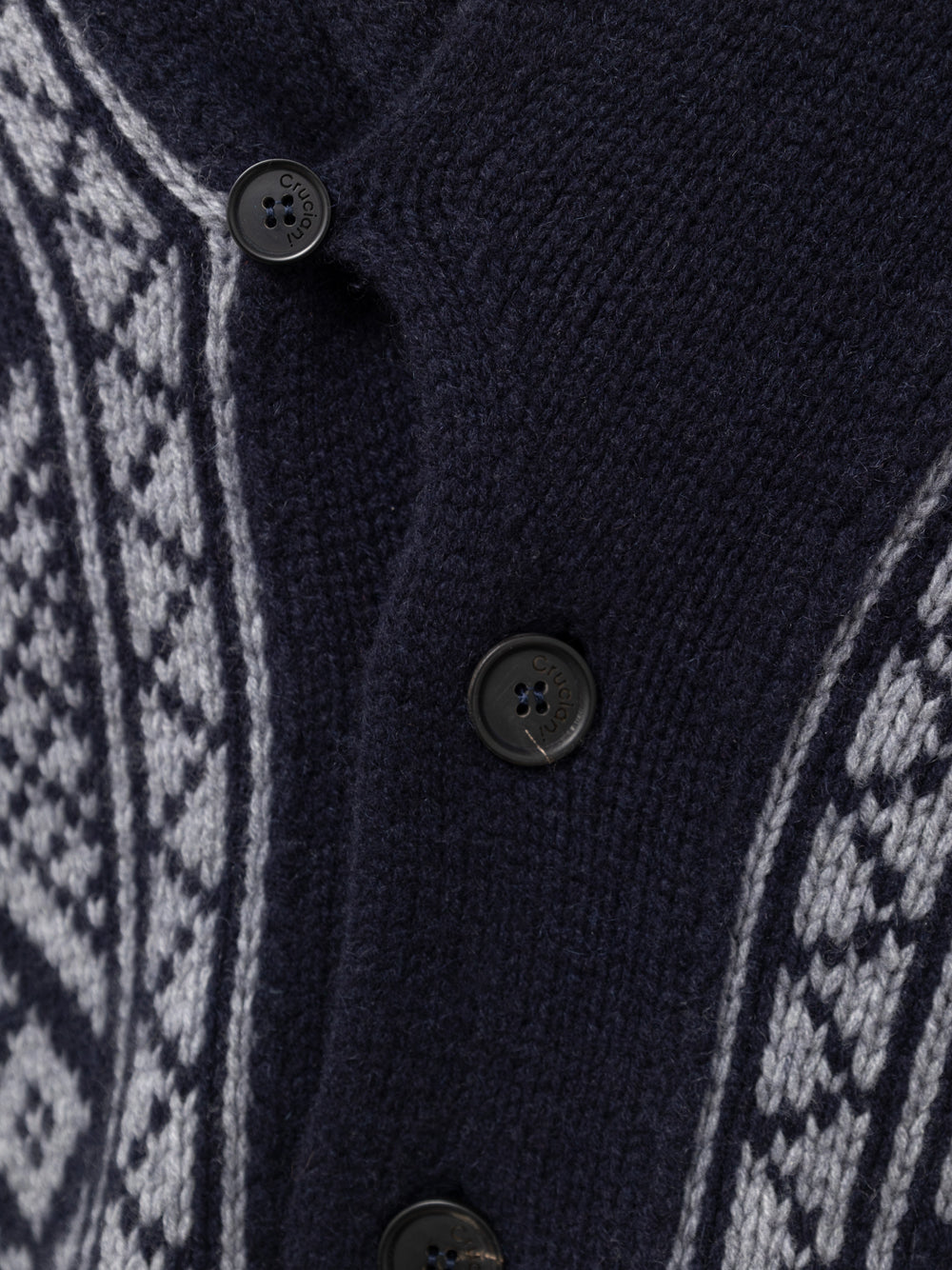 Cardigan in Cashmere Blu Cruciani.