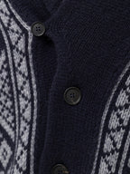 Cardigan in Cashmere Blu Cruciani.