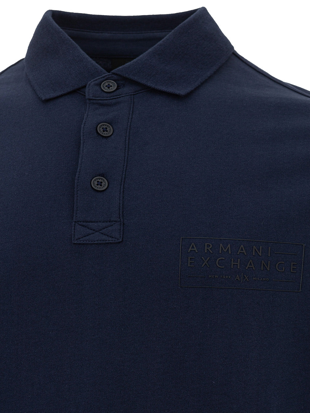 Blaues Poloshirt aus Armani Exchange-Baumwolle