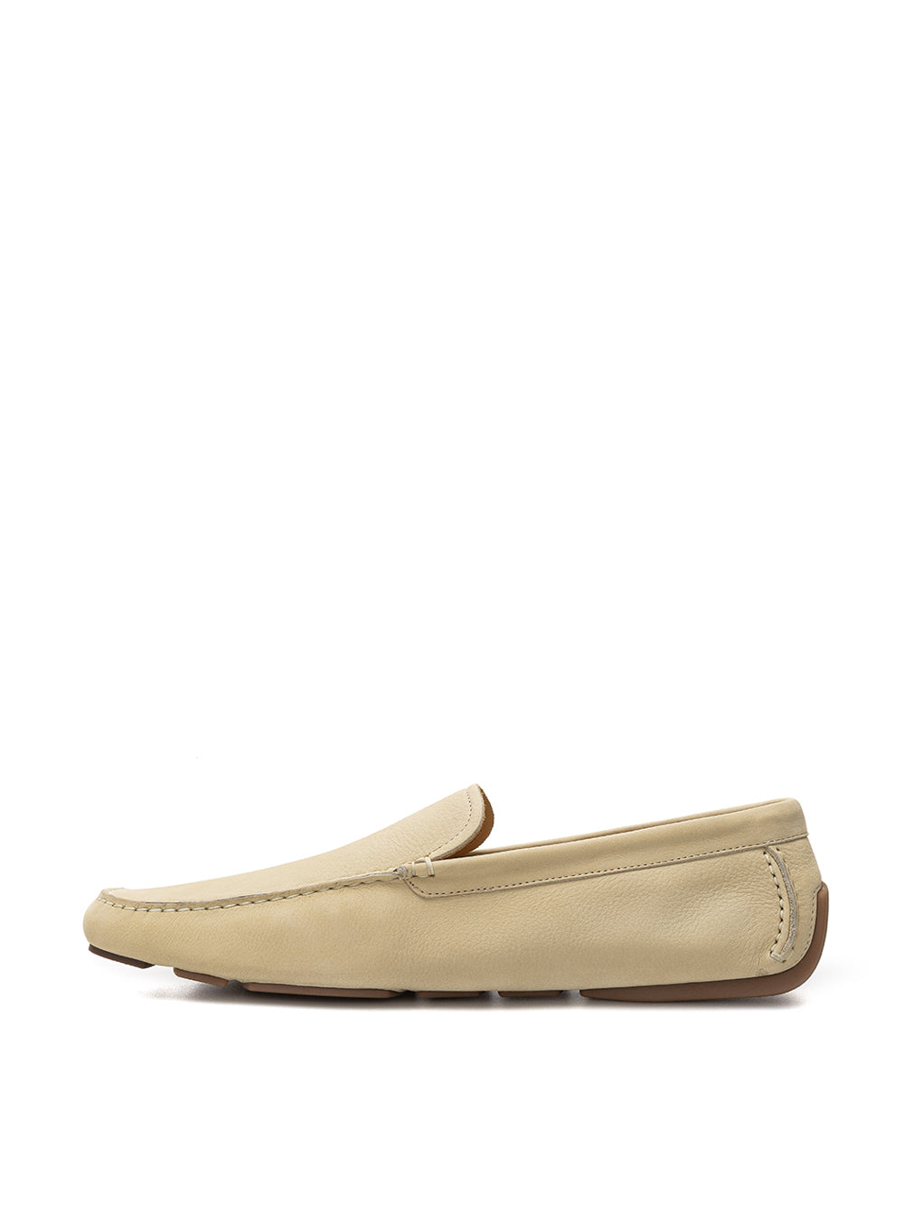 Bally beige suede moccasin
