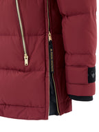 Piumino Bordeaux Imbottito con Zip Gold Moose Knuckles