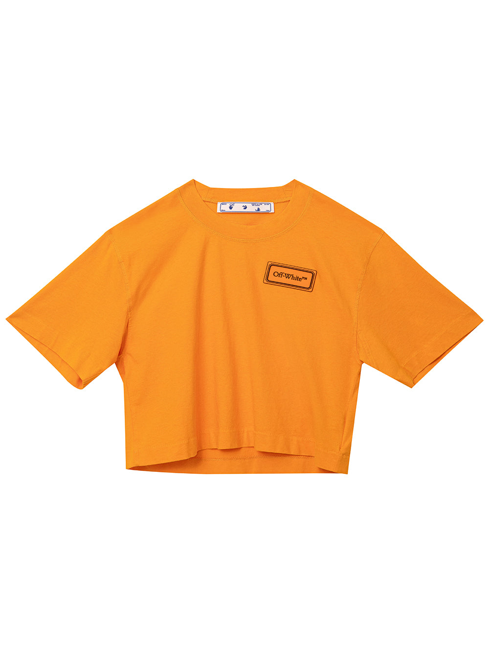Off-White Orange Cropped T-Shirt