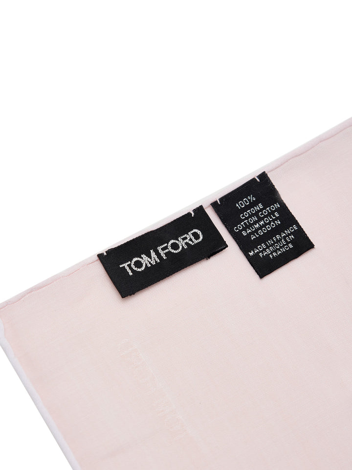 Fazzoletto da Taschino in Cotone Rosa Tom Ford