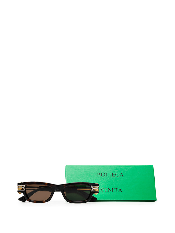 Square Bolt Sunglasses by Bottega Veneta