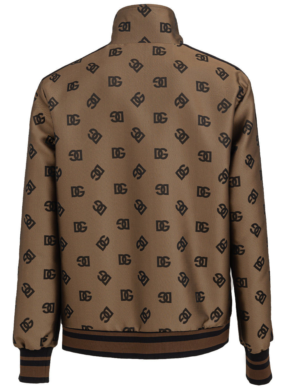 Giubbino con zip all over logo Dolce & Gabbana