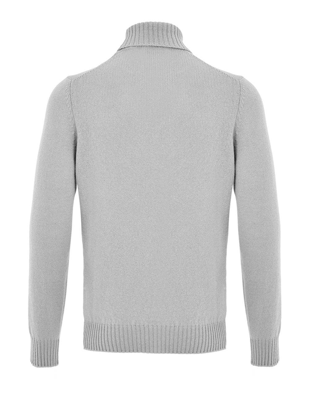 Maglione Dolcevita in Lana Grigio Gran Sasso