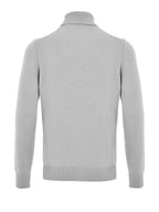 Maglione Dolcevita in Lana Grigio Gran Sasso