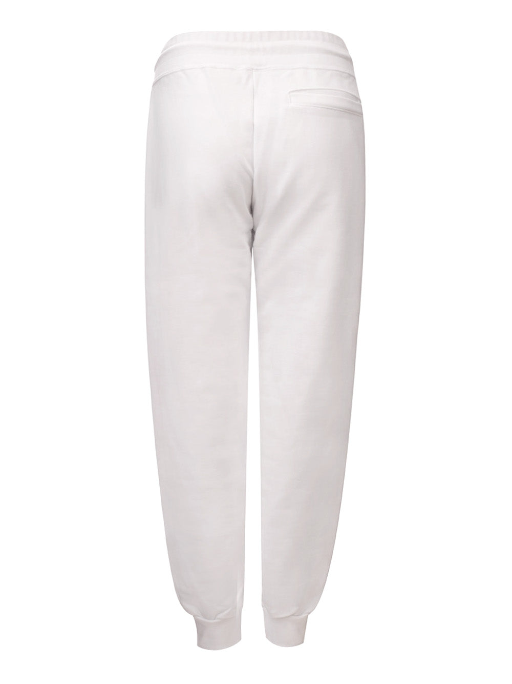 Pantalone Tuta Bianco con Logo GCDS