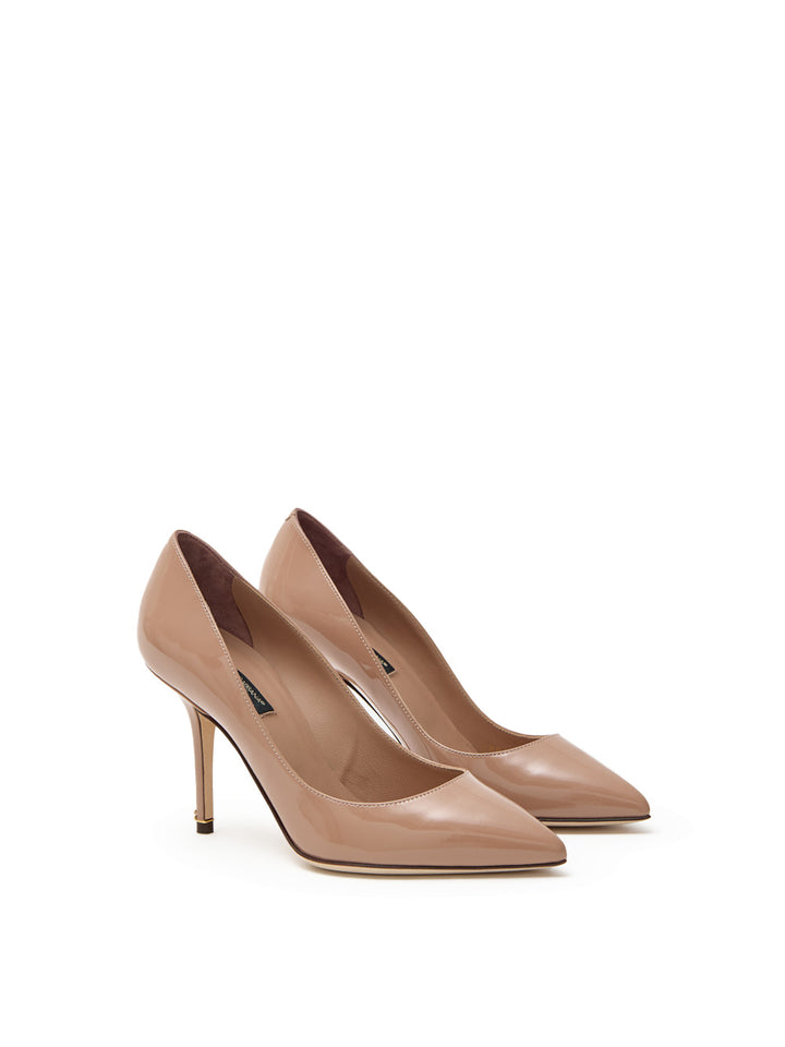 Décolleté in Vernice Cipria Dolce & Gabbana