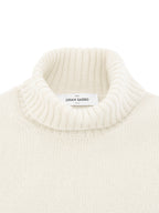 Maglione Dolcevita in Lana Bianco Gran Sasso