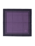 Pochette da taschino in seta viola Dolce & Gabbana