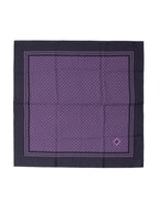 Pochette da taschino in seta viola Dolce & Gabbana