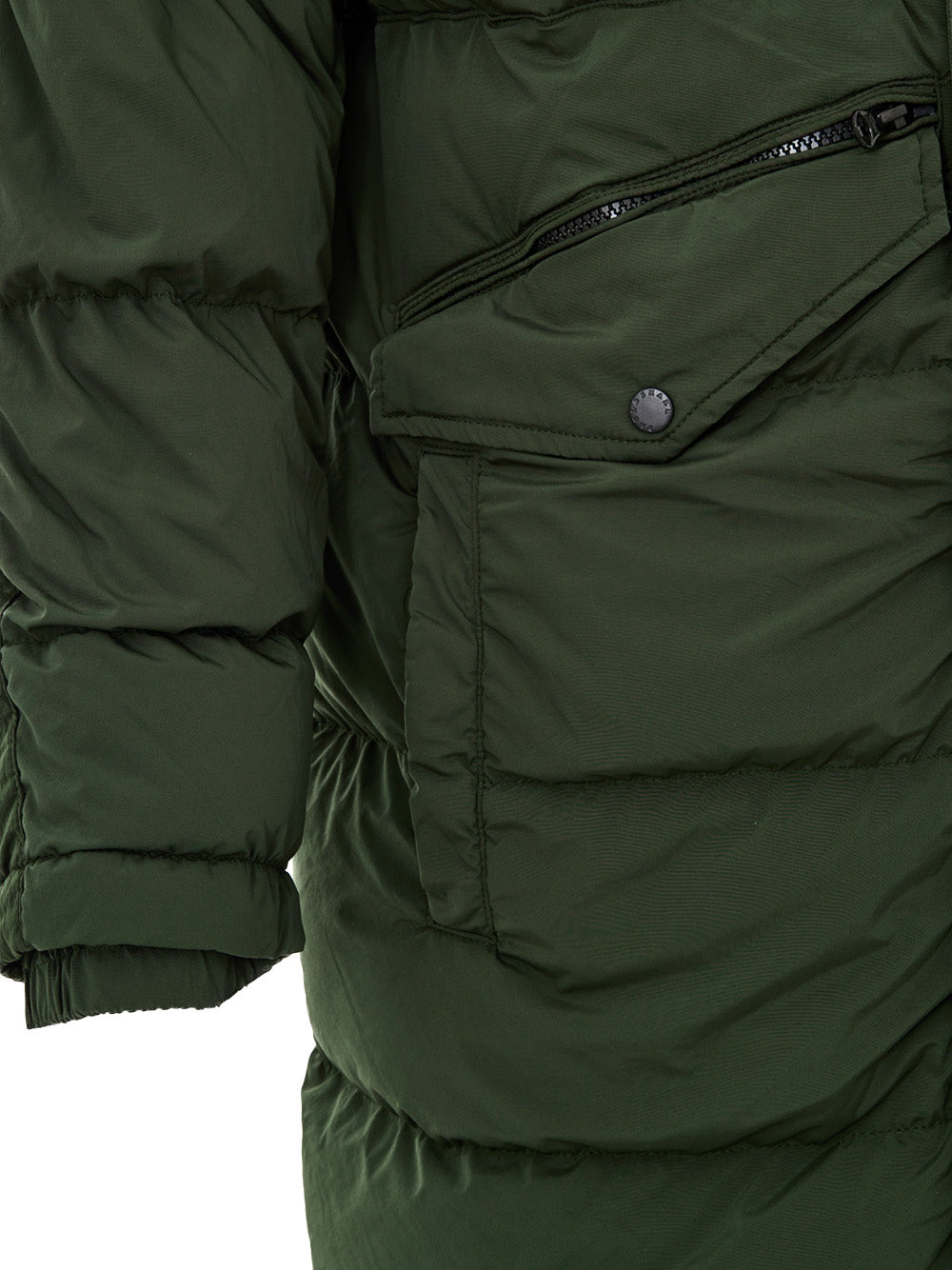 Giubbino Piumino Lungo Verde Paul & Shark