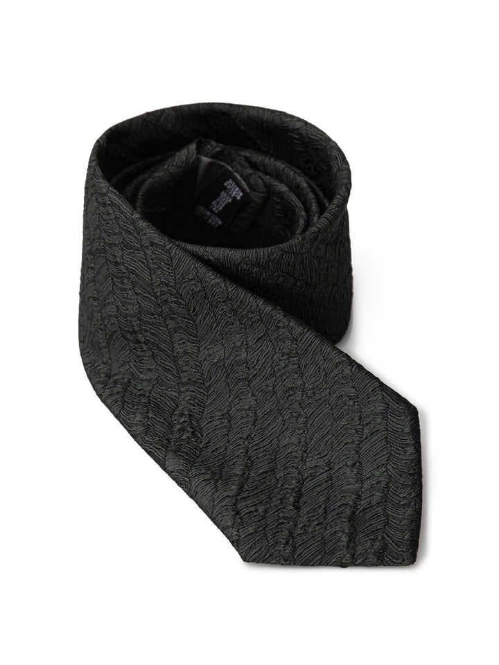 Dark green silk tie by Emporio Armani