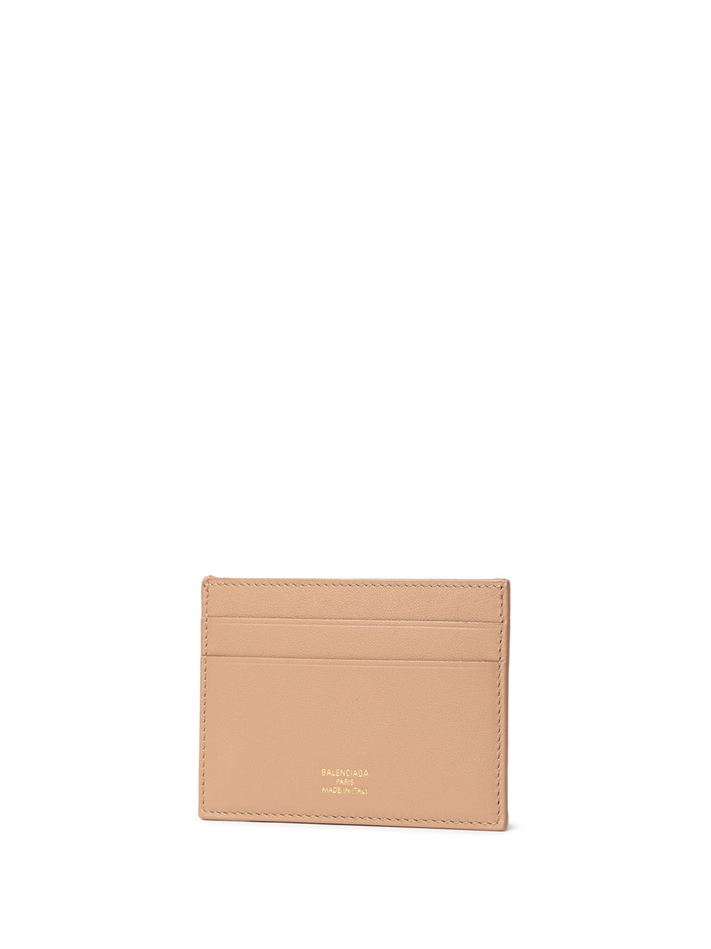 Portacarte in Pelle Beige Scuro Balenciaga