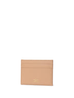 Portacarte in Pelle Beige Scuro Balenciaga